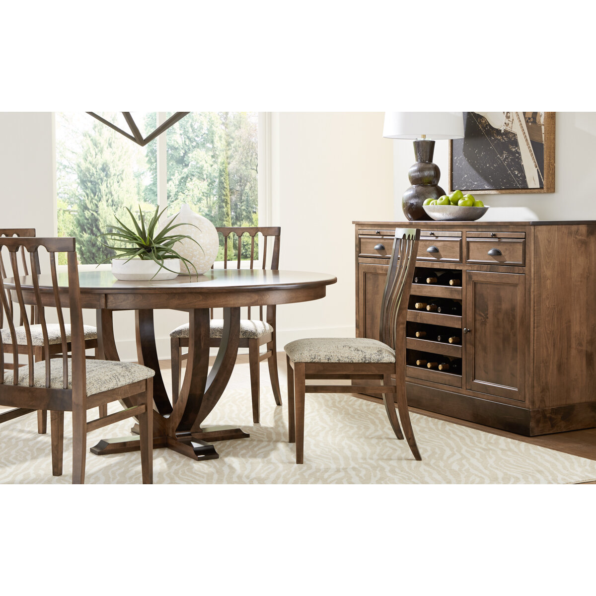 Canterbury Side Dining Chair Chairs & Benches Customizable 5