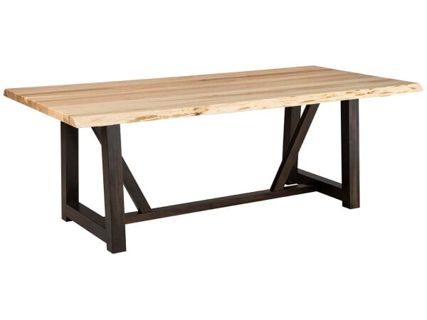 Mavin Live Edge Table Winchester Base Dining Tables Customizable