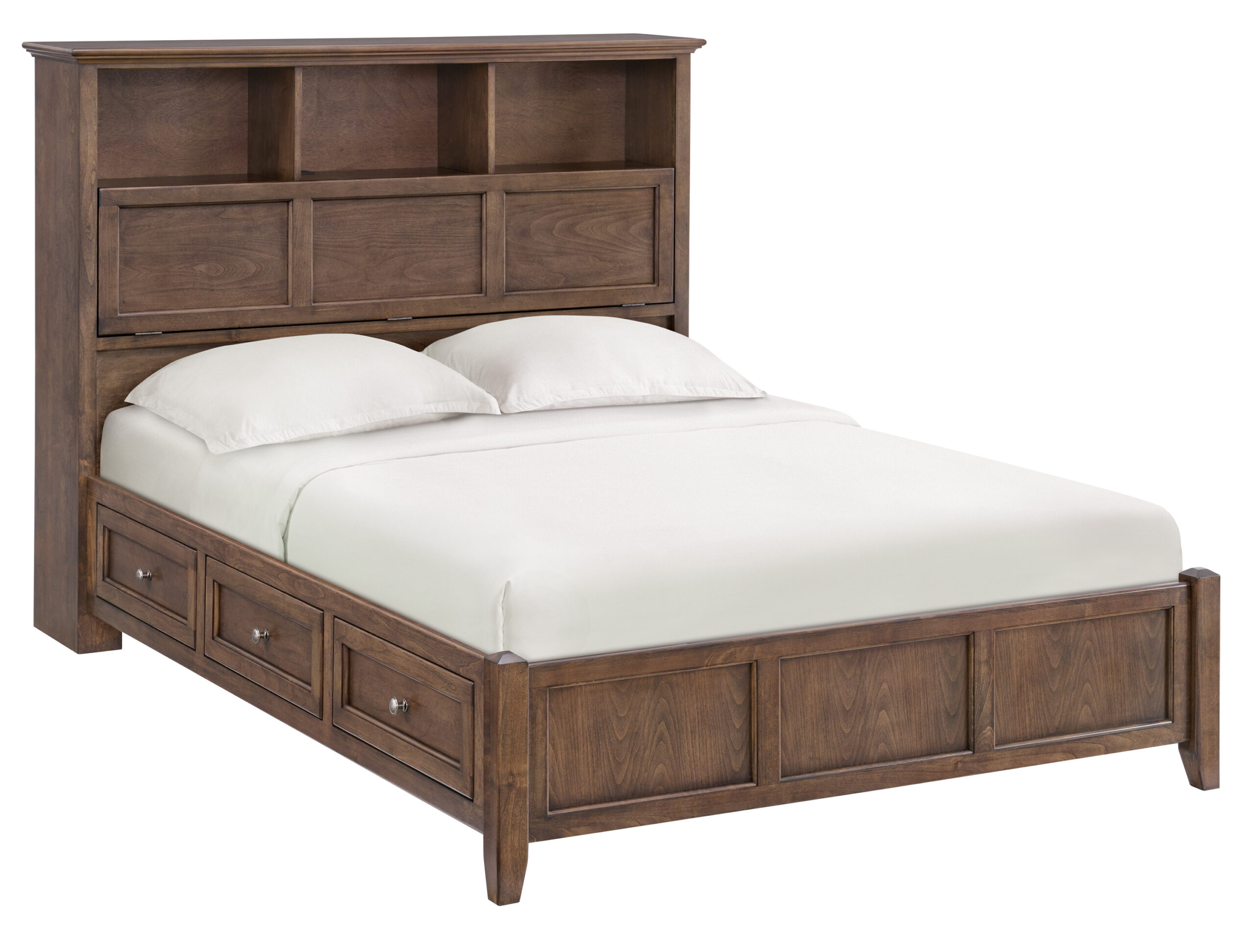 2850JAVA2 Whittier McKenzie Classic Bookcase Storage Bed - Image 1