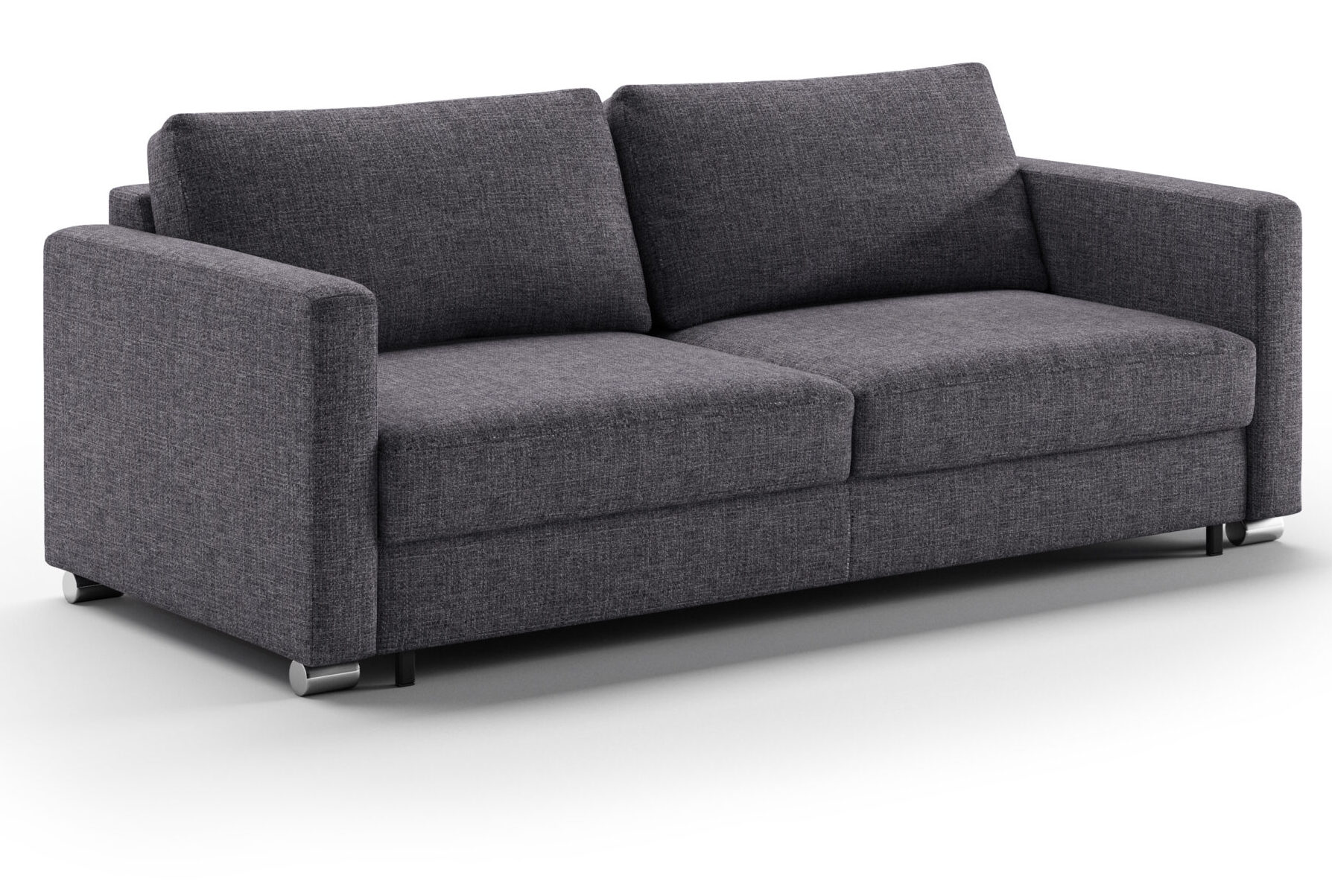 SILO_Fantasy_King_Rene-04_217-6_Chrome_Closed_Angle Luonto Fantasy Sofa King Sleeper - Image 1