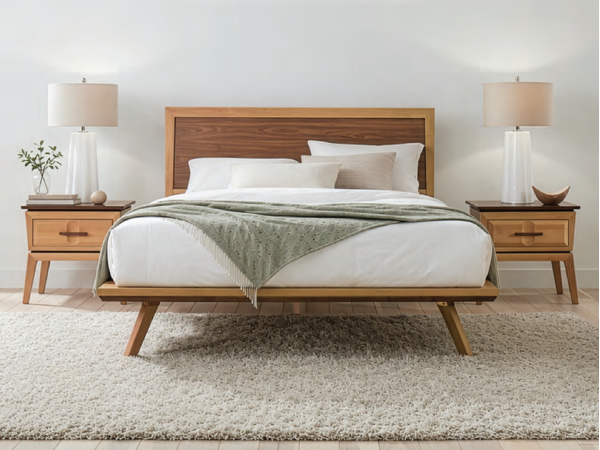Whittier Addison Adjustable Headboard Platform Bed - Image 2