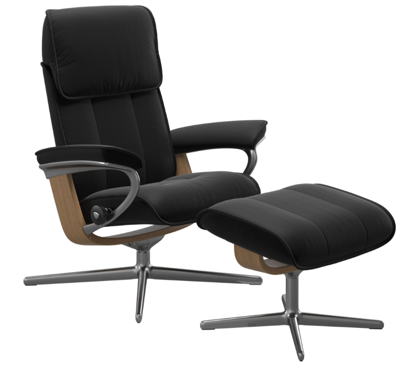 Stressless® Admiral (M) Cross Base Recliner