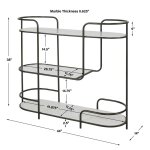 Uttermost Trolley Bar Console - Image 4