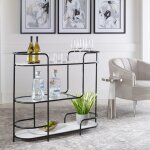 Uttermost Trolley Bar Console - Image 2