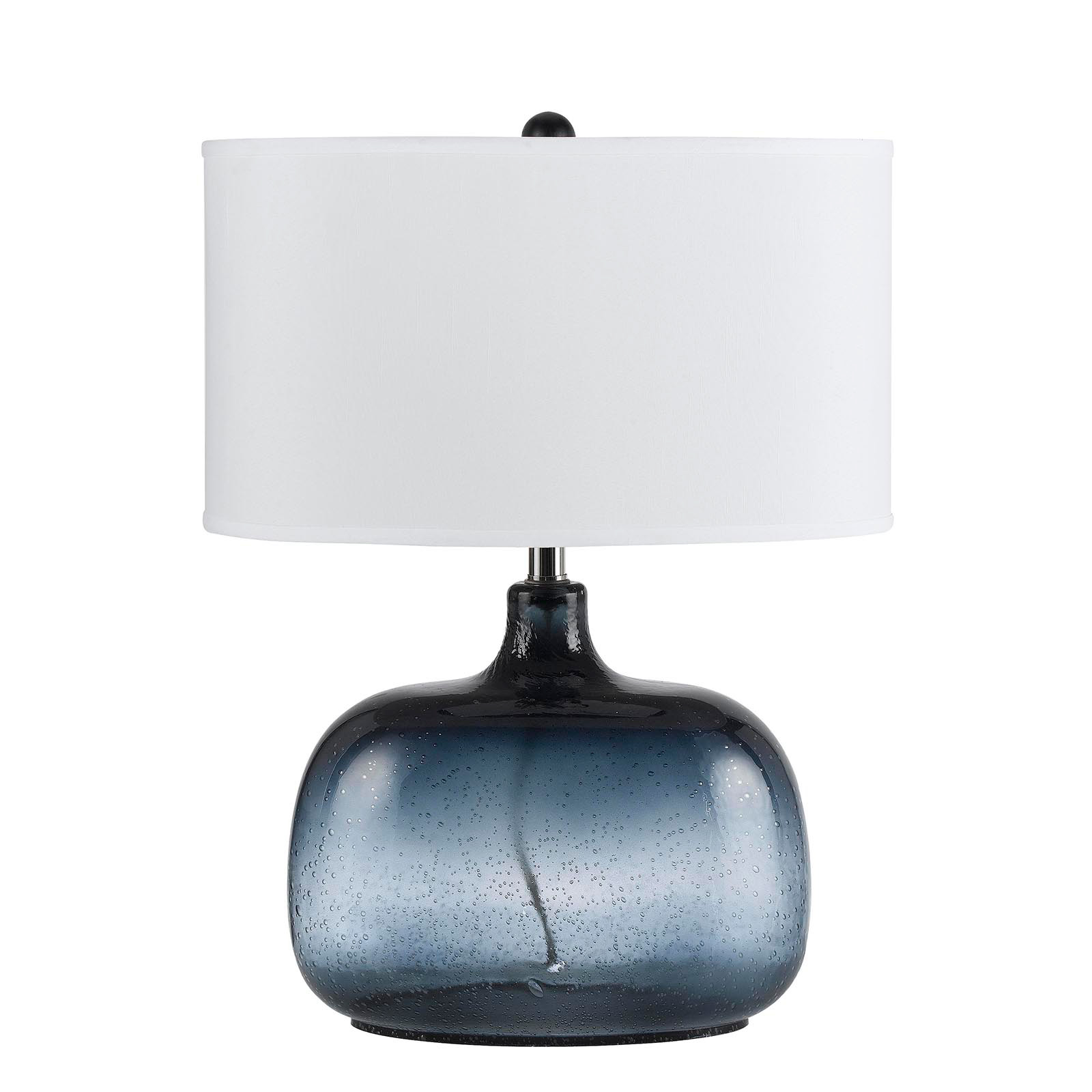 Cal Lighting Christi Lamp - Blue Glass