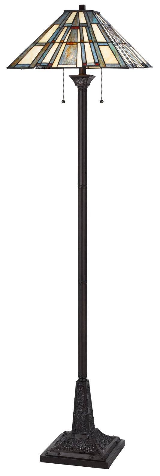 Cal Lighting Tiffany Floor Lamp - Dark Bronze