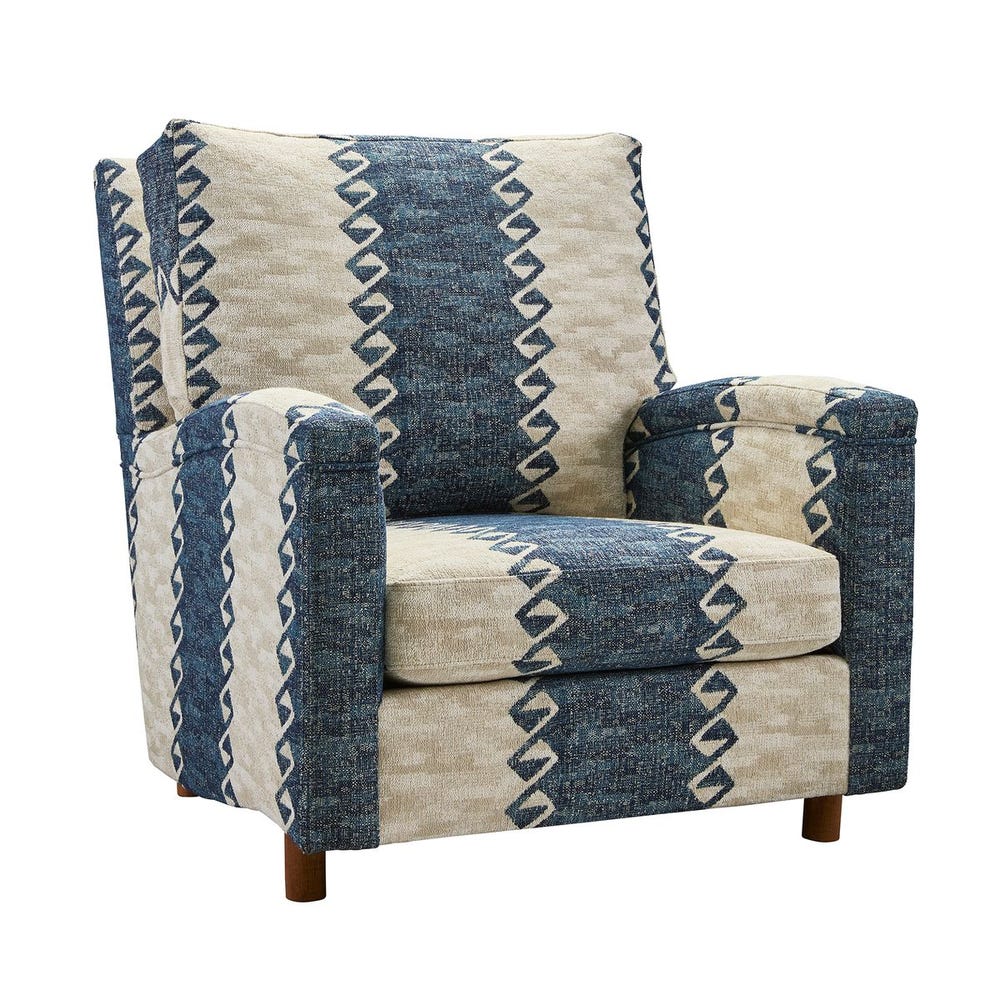 Uttermost Kickback Chair - Blanket Blue