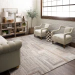 Karastan Forsyth Park Cloverdale Beige Steel - Image 5